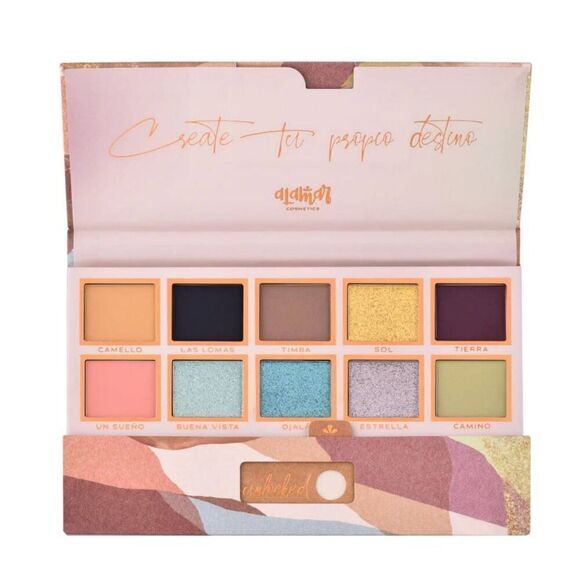 BNIB~Alamar Cosmetics Destino Eyeshadow Palette~Gorgeous Colors - Picture 1 of 6